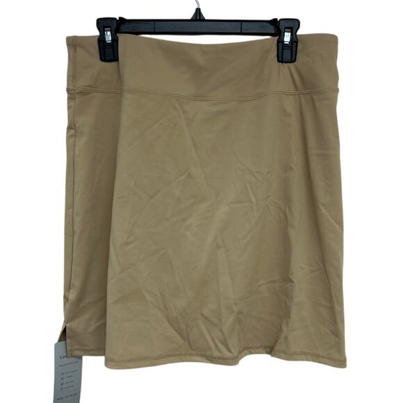 NWT New LouKeith Womens Large Khaki High Waist Activewear Workout Skort - Picture 5 of 6